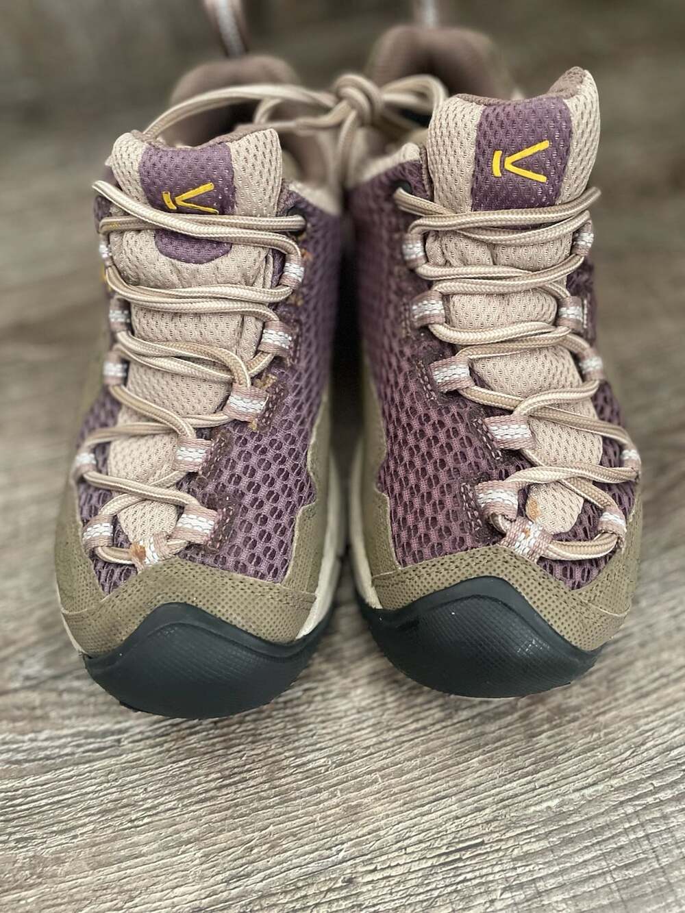 Keen Ridgeline S3 Size 6.5 Hiking Shoes Lilac Brown